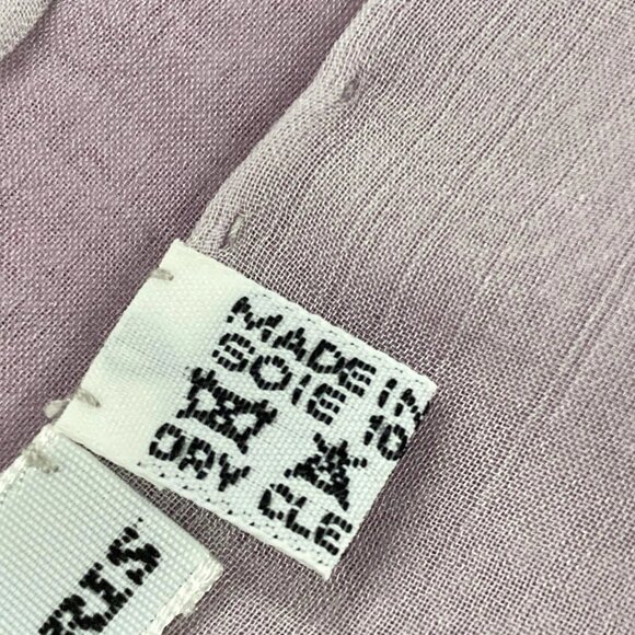 HERMES Light Purple Gray Scarf bran-252-091025 - Picture 4 of 6